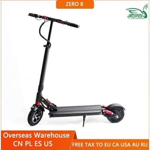 Zero 8 T8 Electric Scooter Single Motor 8 Inch Tire 500W E-Scooter 48V 13Ah Top Speed 40km/h GRACE CHICWAY Two-Wheels Scooter