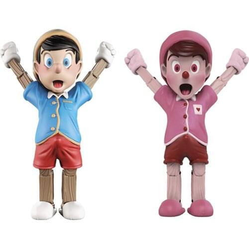 Funny A Wood Awakening Pinocchio Action Figure Dolls Toy Collection Room Decoration Figure Model Toys Funny Gifts for Fries