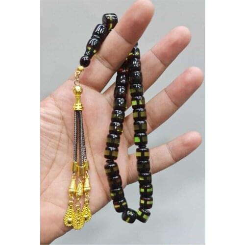 Islamic Tasbih Muslim Rosary Beads 33 Prayer Rosary For Men Bracelet For Men Accessory amber oltu amber stone Handmade Turkey