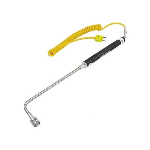 Curved Head K Type 150mm x 6mm Thermocouple Probe Temperature Sensor -50-500C