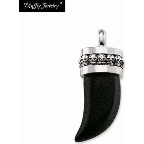 Tiger Tooth Pendant, Style Rebel Punk Fashion Good Jewerly For Men Women,2017 Heart Gift In 925 Sterling Silver