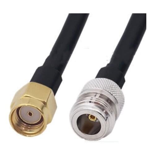RG58 Cable RP-SMA Male to N Female Coaxial Connector WiFi Antenna Extension Pigtail jumper cable