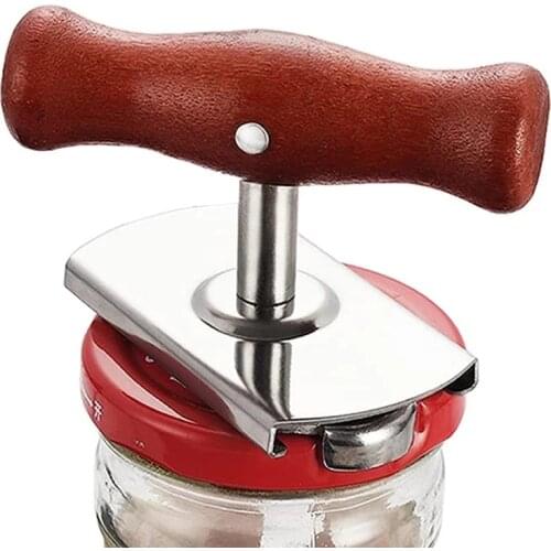 Stainless Steel Can Opener Adjustable Labor-saving Bottle Opener for Seniors Arthritis Women Chilren Elderly to Open Jar Easily