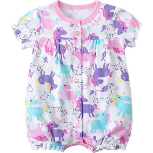 Summer Baby Rompers Spring Newborn Baby Clothes For Girls Boys short Sleeve Jumpsuit Baby Clothing boy Kids Outfits