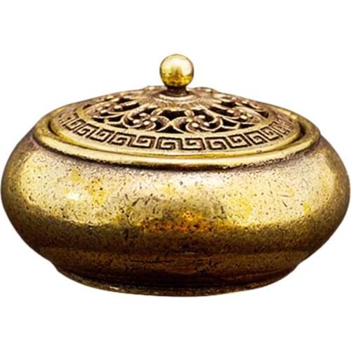 Mini Incense Burner Practical Incense Holder Brass Incense Burner Desktop Decor Brass Censer Pure Copper Mini Censer
