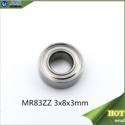 MR83 ZZ ABEC-1 (50PCS) 3X8X3mm Miniature Ball Bearings HS1031