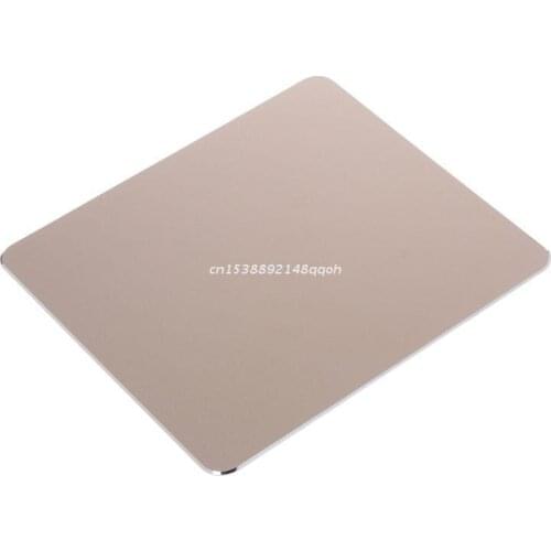 Aluminum Alloy Pad with Non-Slip Rubber Bottom Mouse Pad Anti slip Mousepad Dropship
