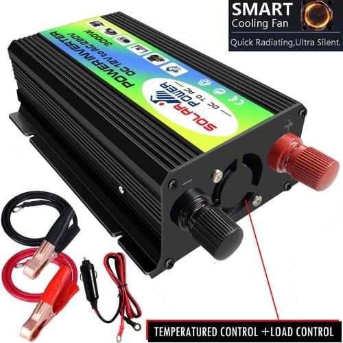 Solar Inverter 3000W Peak Voltage Transformer Converter DC 12V To AC 220V Car Inverter For Solar Inverter Home Appliances