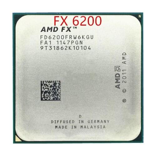 Free shipping AMD FX 6200 AM3+ 3.8GHz 8MB CPU processor FX serial shipping free