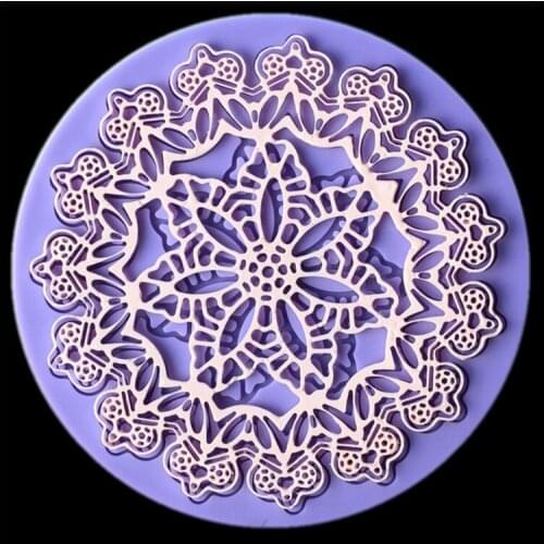 Sale New Arrival Cake Decorating Tools Post Free Baking Diy Mold Chocolate Fondant Cake Crown Lace Food Grade Liquid Green