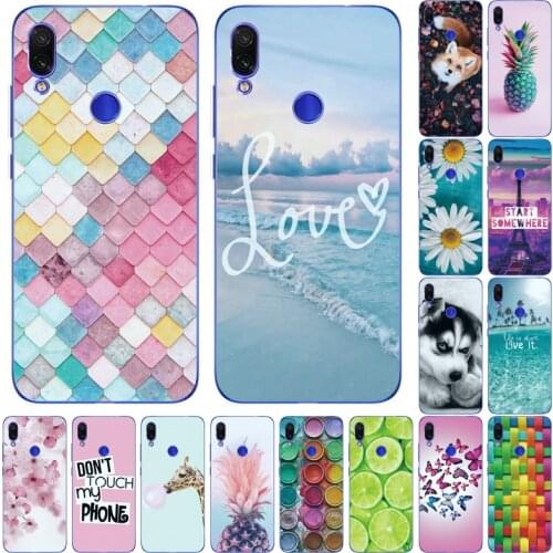 Silicone Case For Xiaomi Redmi Note 7 Case Redmi 7 Soft Cover Silicon Case For Xiaomi Redmi Note 7 Note7 Pro Phone Cases Coque
