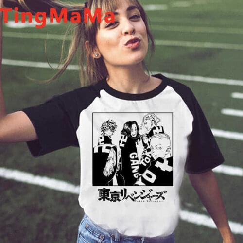 Tokyo Revengers tshirt t-shirt male plus size grunge white t shirt print aesthetic tshirt plus size