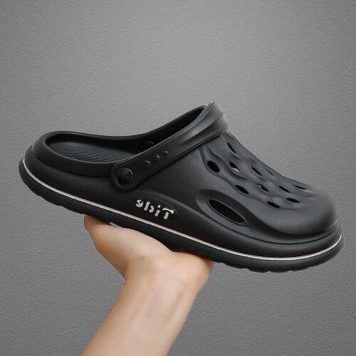Comfortable Men Pool Sandals Summer Outdoor Beach Shoes men Slip On Garden Clogs Casual Water Shower Slippers Unisex Zapatos