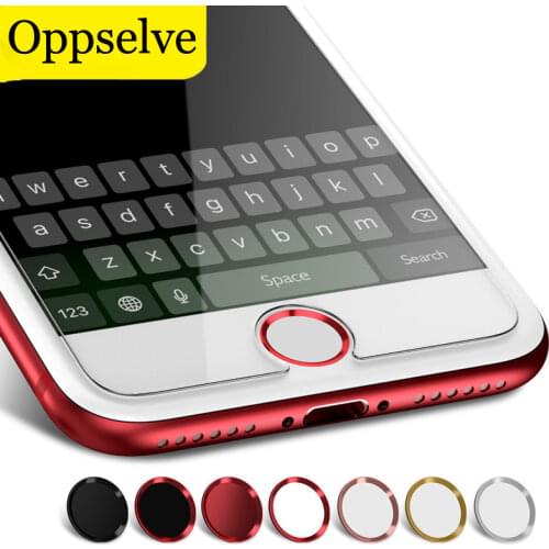 Universal Home Button Sticker For iPhone 8 7 6 6s Plus iPad Air 2 3 4 Aluminum Touch ID Anti Sweat Screen Protector For iPhone 8