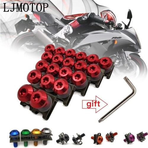 General purpose Motorcycle Fairing Screws Clips Body Spring Bolts For YAMAHA YZF R1 XJR1300 FJR 1300 XTZ700 TENERE XJR1300