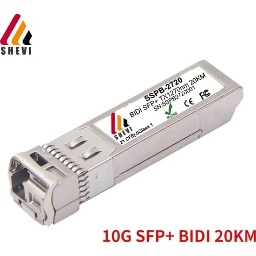 10G 1270/1330nm 10KM SFP+ optical fiber module transceiver