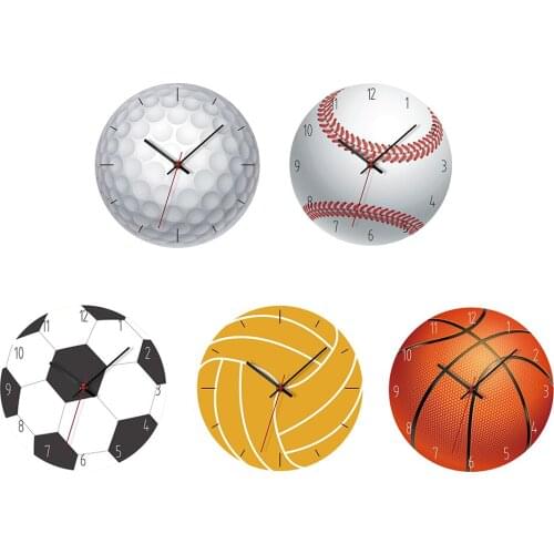 Acrylic Ball Pattern Wall Clock Living Room Dining Room Bedroom Office Decor