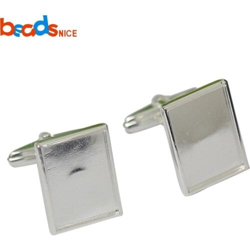 Beadsnice 925 sterling silver cufflink jewelry handmake wedding gift for grooms ID30928