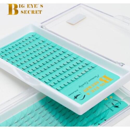 Big eyes secret Short Stem Lashes 3D 4D 5D 6D Russian Volume Lashes Pre Made Fans D Curl Premade Fans Eyelash Extensiones