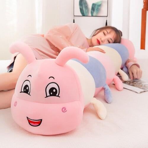 Height Large Pink Stuffed Toys Kids Sleeping Back Cushion Cute Stuffed Cute Soft Baby Christmas Gifts Juguetes Toys BK50MR
