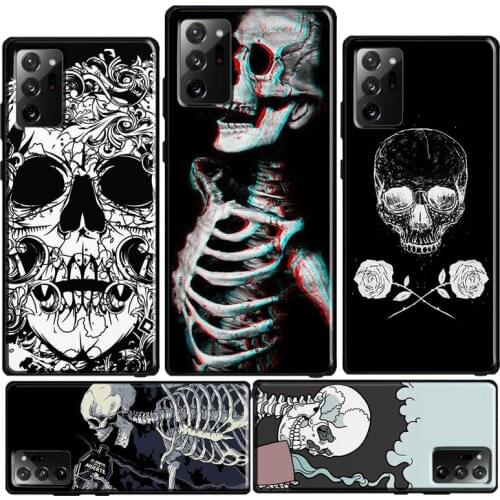 Skeleton skull bones Love horrible Case For Samsung Galaxy S21 Ultra S20 FE S8 S9 S10 Note 10 Plus Note 20 Ultra Note 9 Cover