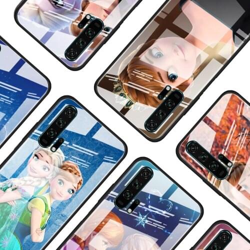 Disney Princess Aisha Ann for Honor 30 20 10 9X Pro Plus Lite 8X Huawei Y8P Y6P Y5P Y9 Y7 Y6 2019 Tempered Glass Phone Case