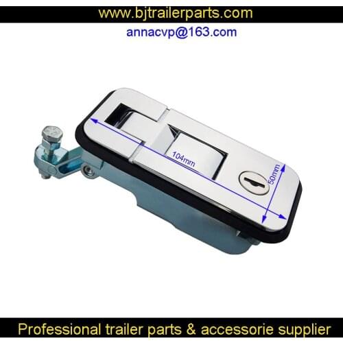 CVP Door compression flush lock BIG - CHROME for camper trailers, trailer camper RV parts