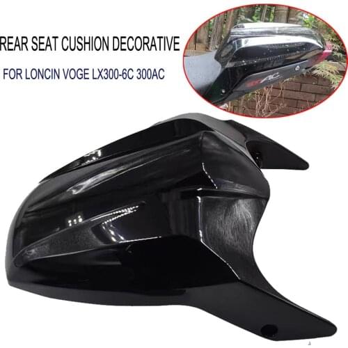 For Loncin Voge LX300-6C 300AC Motorcycle Retrofitted Rear Seat Cushion Decorative Cover Apply