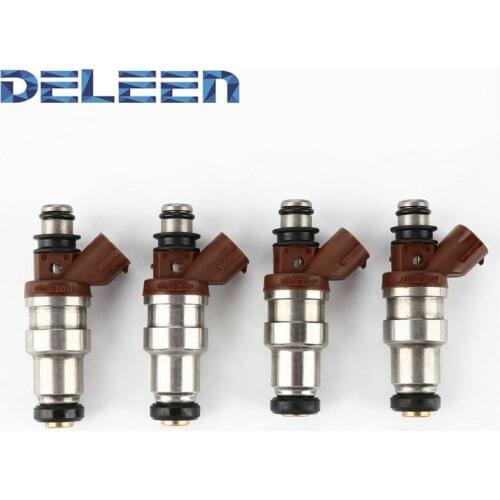 Deleen 4x High impedance Fuel Injector 23250-75050 / FJ377 For Toyota Car Accessories