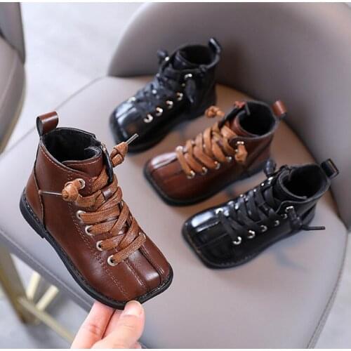 Childrens boots snow boots childrens warm boys and girls sports shoes boots childrens baby casual winter shoes
