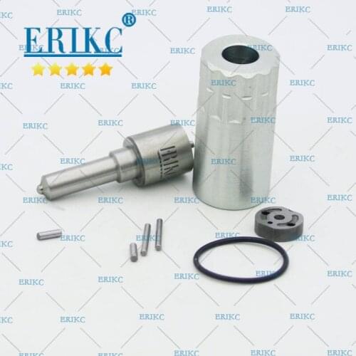 ERIKC 095000-8871 Injector Repair Kits Nozzle DLLA150P1052 Valve Plate, Pin, Sealing Ring spare part for 095000-887# HOWO Truck