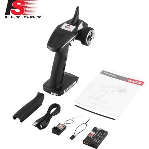 Flysky FS-GT2B FS GT2B 2.4G 3CH Gun RC Controller /w Receiver AFHDS 3-channel Gun-style Transmitter