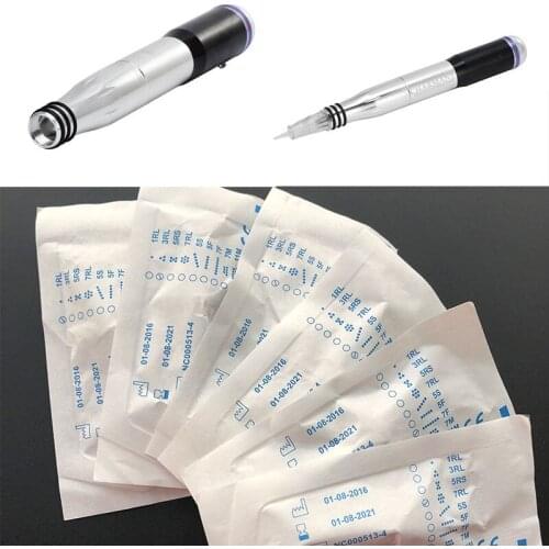 50pcs Cartridge Needles Disposable for Semi-permanent Makeup For charmant machine Tattoo pen 1R/3R/5R/5F/7F Tattoo Gun Supplies