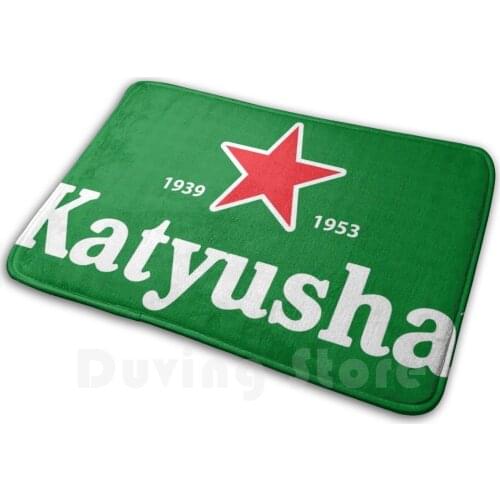 Katyusha Mat Rug Carpet Anti-Slip Floor Mats Bedroom Katyusha Soviet Ussr Rocket Artillery Russia Stalin Organ