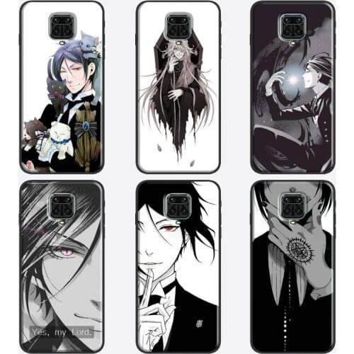 Kuroshitsuji Sebastian Michaelis For Redmi Note 9 Pro Note 8 Pro Case For Redmi Note 7 8T 9S Funda For Redmi 9 9C 9A 8A