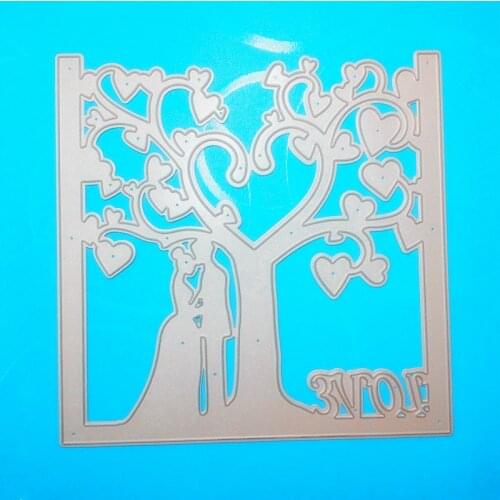 YLCD589 Wedding Metal Cutting Dies For Scrapbooking Stencils DIY Album Cards Decoration Embossing Folder Die Cutter Template