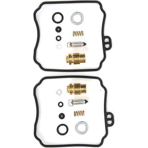 2 Sets Carburetor Rebuild Kit Carb Overhaul Repair Fit for Yamaha XVS650AH/XVS650AN/XVS650H/XVS650N