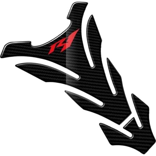 R1 Sticker Motorcycle Tank Pad Protector Stickers Case for Yamaha YZF-R1 r1 Tankpad 3D Carbon Look
