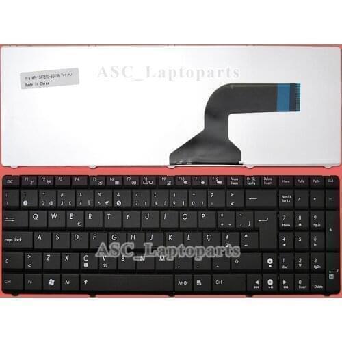 New Portuguese Teclado Keyboard For ASUS G53 G53J G53JW G53S G53SW G53SX G72 G72GX G73 G73JH G73JW G73SW Black