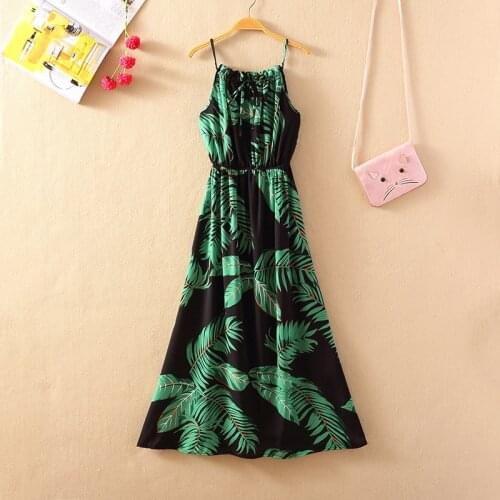 2020 New Super Fairy Beach Holiday Sling Dress Long Dress Beach Skirt Summer