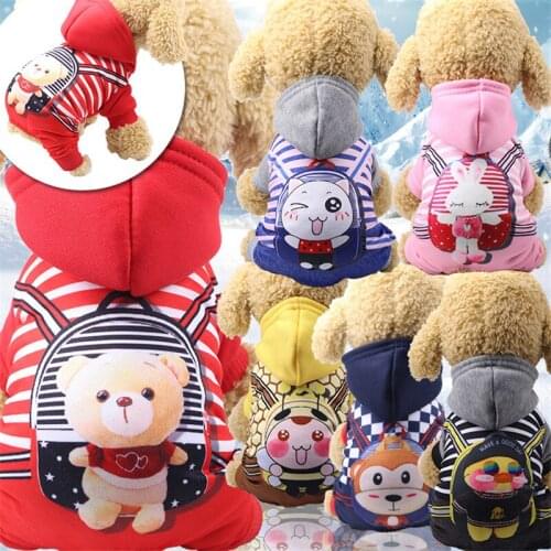 Dog Clothes Warm Pet Dog Jacket Coat Puppy Clothing Hoodies For Small Medium Dogs Sweater Puppy Outfit