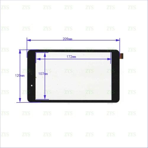 Wholesale this is compatible GLH0603A capacitive screen 209*120mm for GPS CAR this is compatible GLH0603A