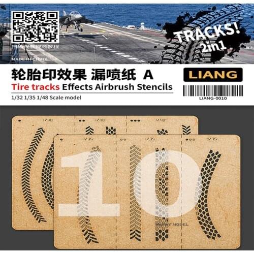 Leakage Spray Board Printing Paper Gundam Military Model tools Chariot Tire Tracks Spraying Template Stencil 1/35 1/72 1/48