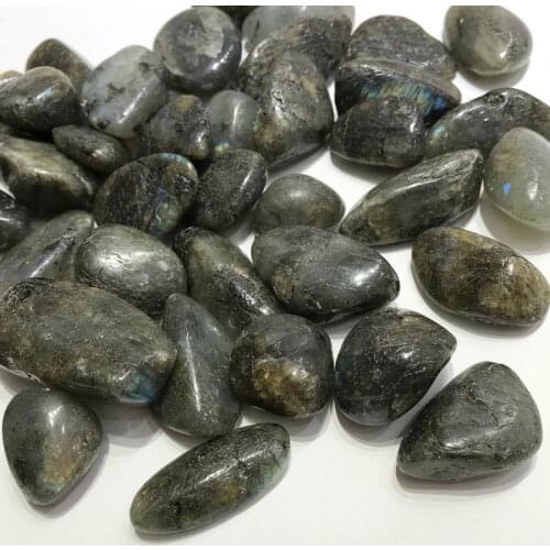 Drop Shipping 100g Natural Labradorite Crystal Stone Crystal Gravel Moonstone Stone for Garden Stones and Crystals