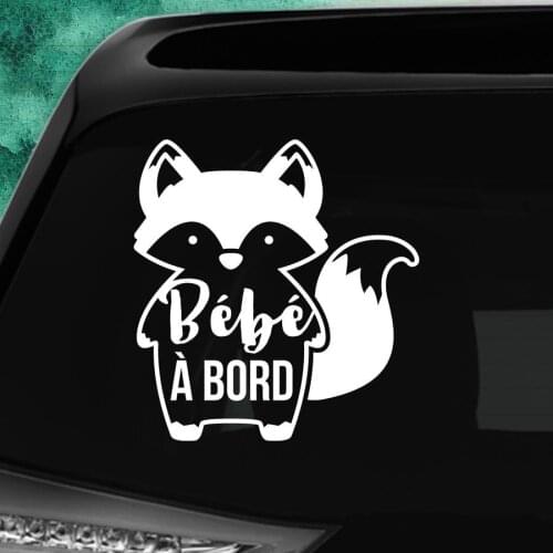 Three Ratels FD549 Cute BABY ON BOARD Car Body Decals Cartoon Creative Personality Waterproof Sunscreen