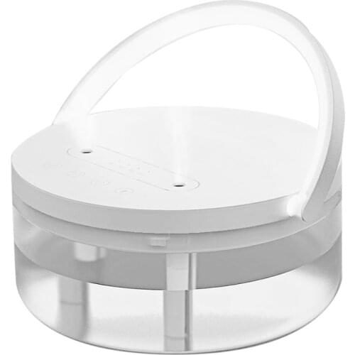 Cool Mist Humidifier Quiet Air Humidifiers Atomization Dual Nozzles Plants Humidifier with Night Light for Office,White