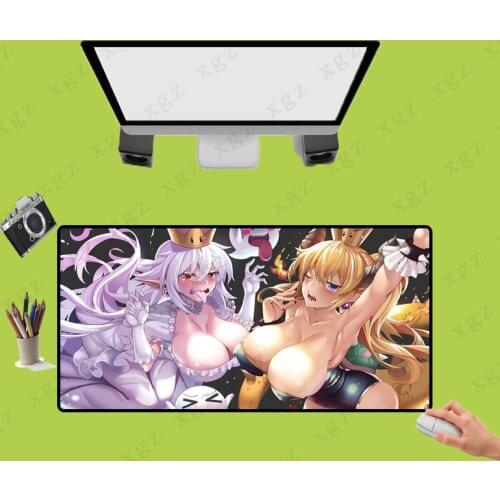 XGZ Best Sexy Anime Girl Big Breast Rubber Mouse Pad Non-slip MousePad Large Computer Game Player Pad Desk Mat CS GO LOL Dota L