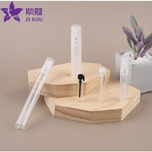 10pcs Free Shipping 2/3/5/7/10ml High-quality Portable Mini Perfume Cosmetics Container Travel Sample Tube Thin Glass Vials