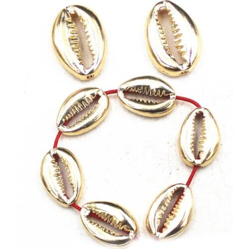 100Pcs 10.5x15mm Allay Sea Conch Shape shell DIY Jewelry Making Finding Accessories Supplies Seashell Necklace Bracelet