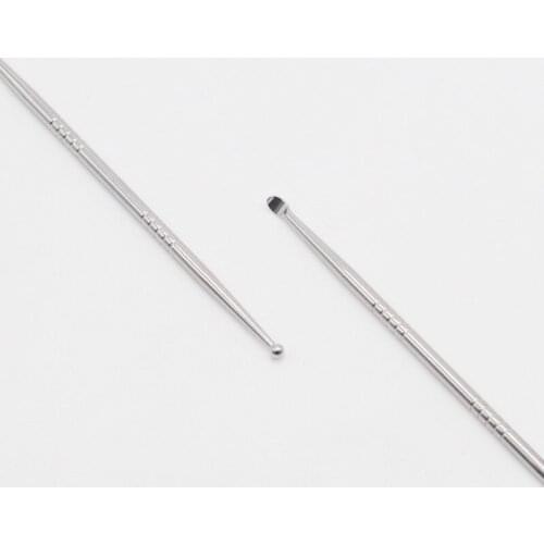 Dentistry Stainless Steel Oral Care Tonsil Stone Removal Pick Tonsillolith Tool 2Pcs